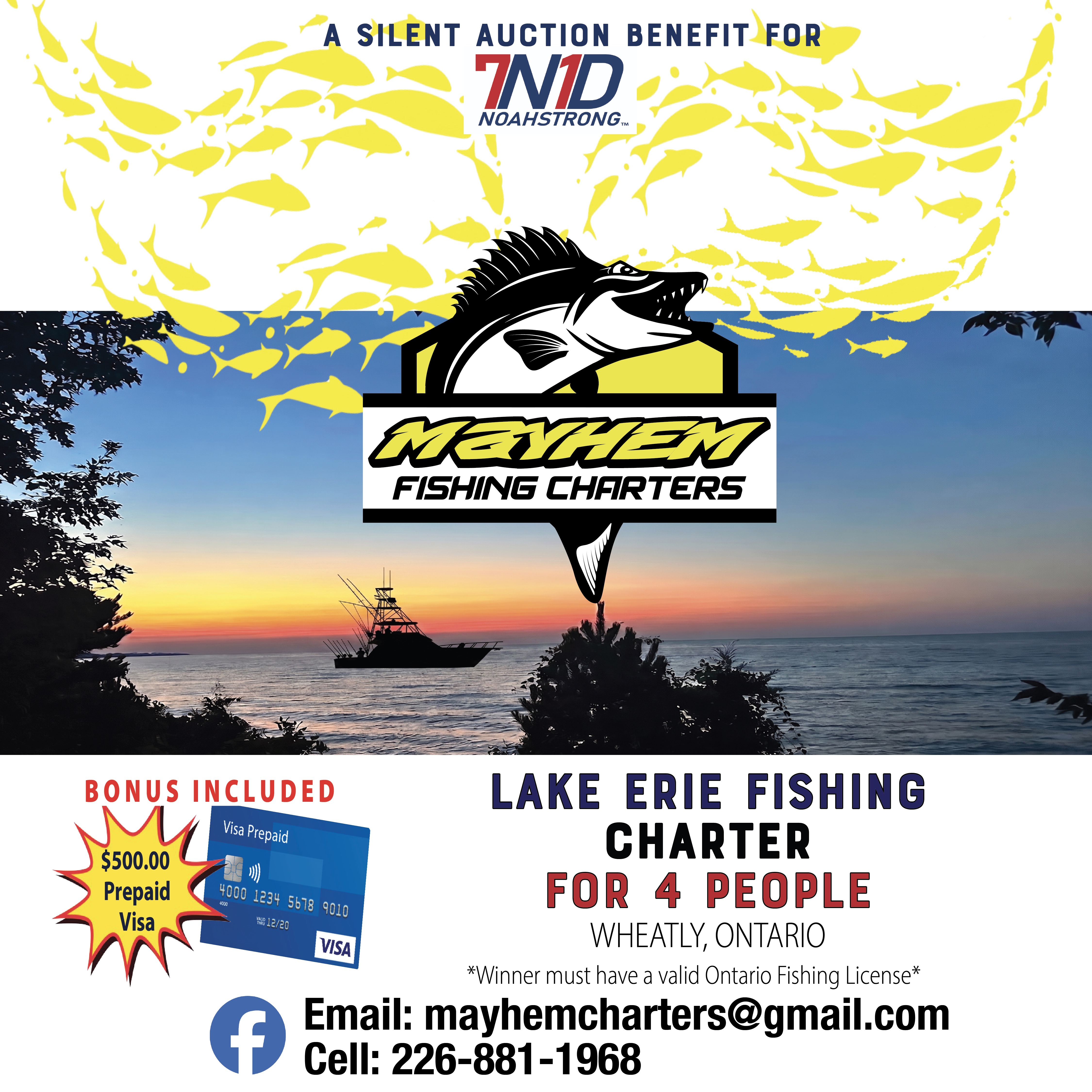 Mayhem Fishing Charter Package