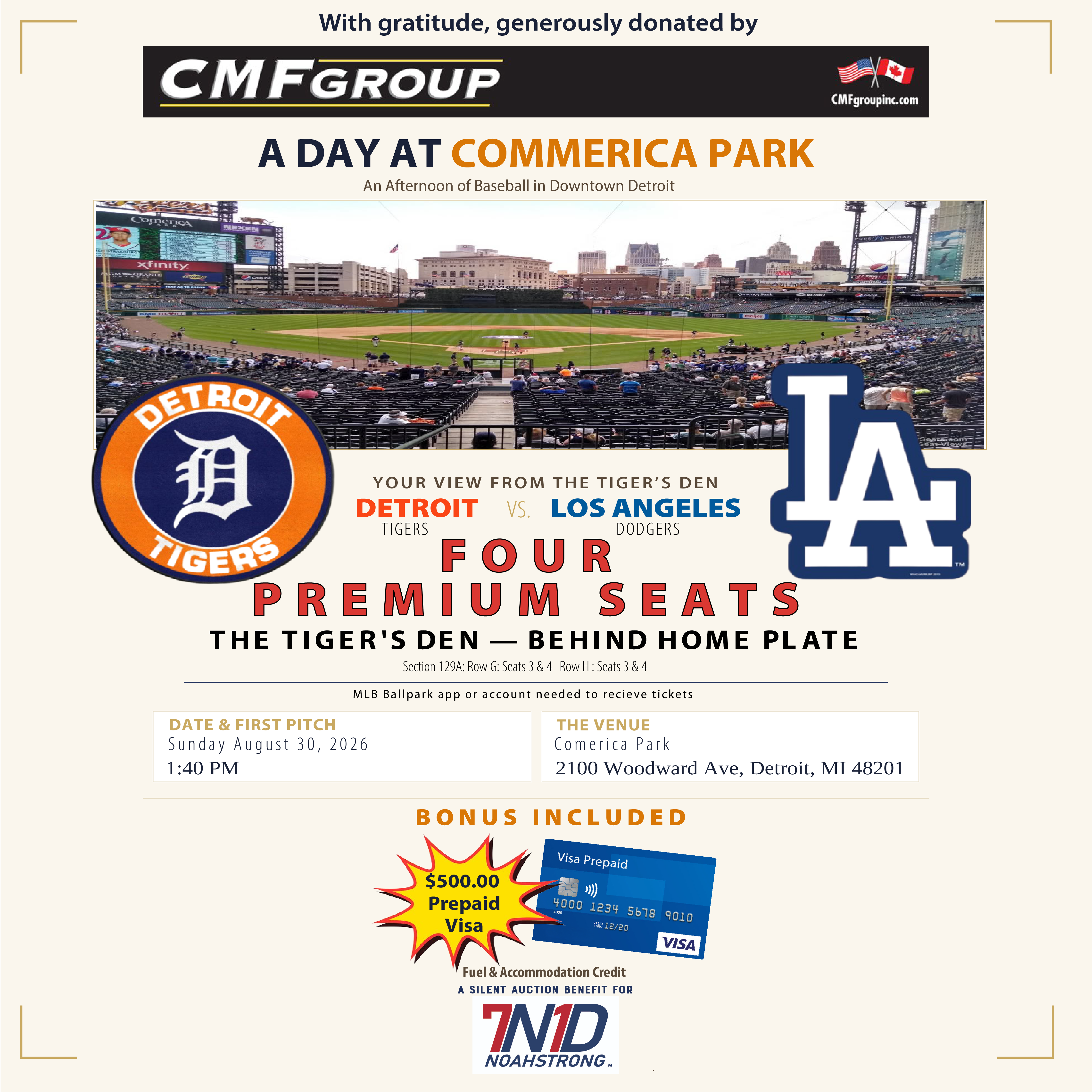 Detroit Tigers - Tigers Den Package