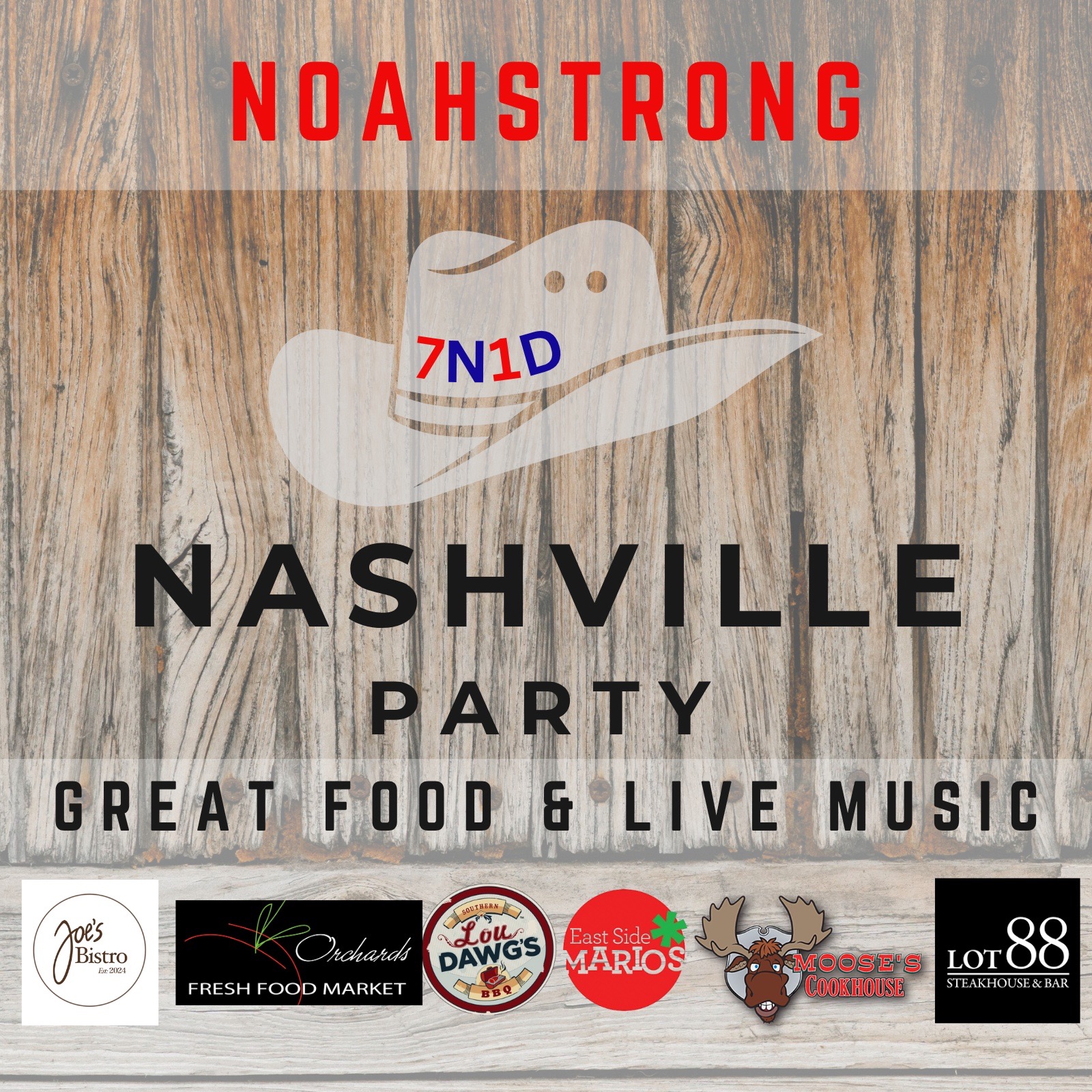 NOAHSTRONG NASHVILLE PARTY- June 13th