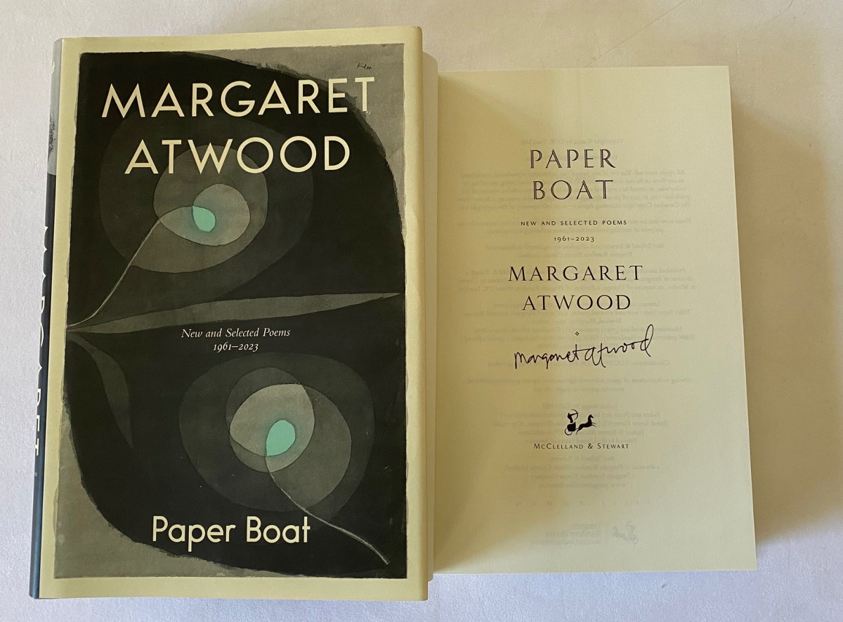 Margaret Atwood Signed "Paper Boat" Hardcover Book