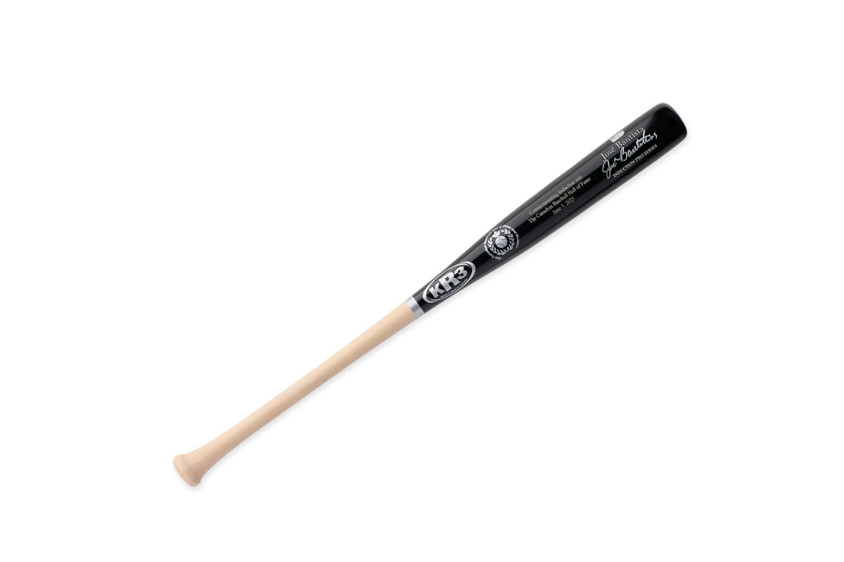 Jose Bautista Signed KR3 Pro Series Canadian Baseball Hall of Fame Induction Bat