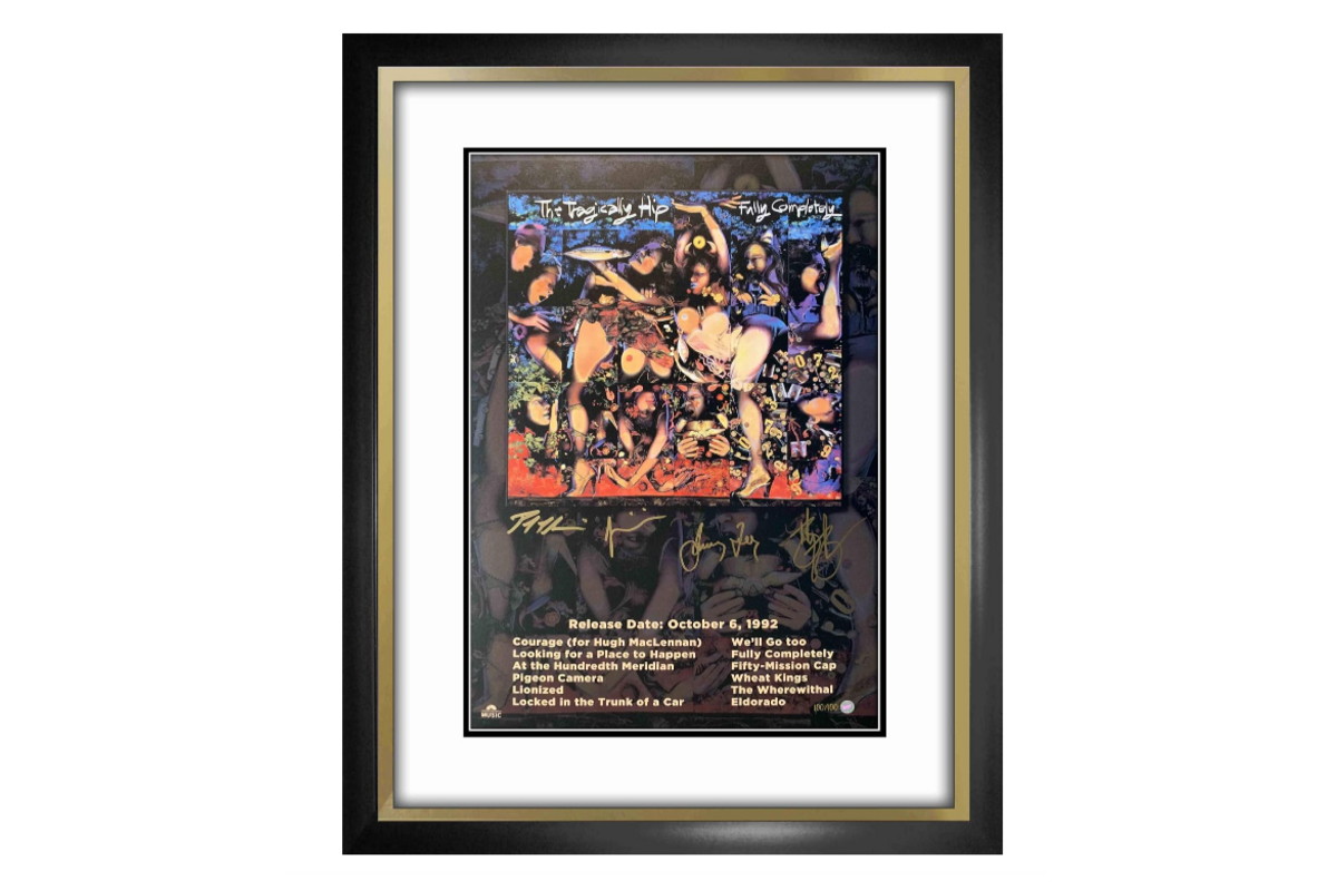 The Tragically Hip Framed Signed Fully Completely Cover Print Limited Edition